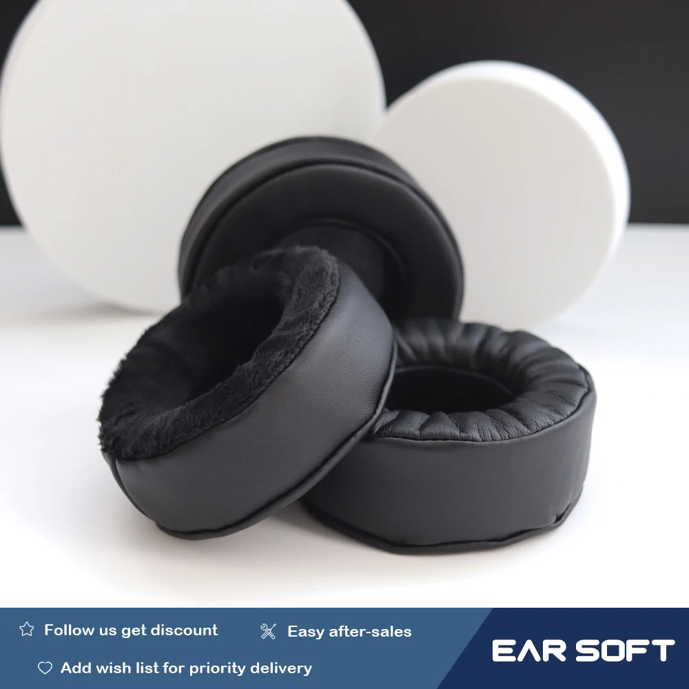 Enlarge Earsoft Replacement Ear Pads Cushions for Sony MDR-V55 MDR-V500DJ Headphones Earphones Earmuff Case Sleeve Accessories