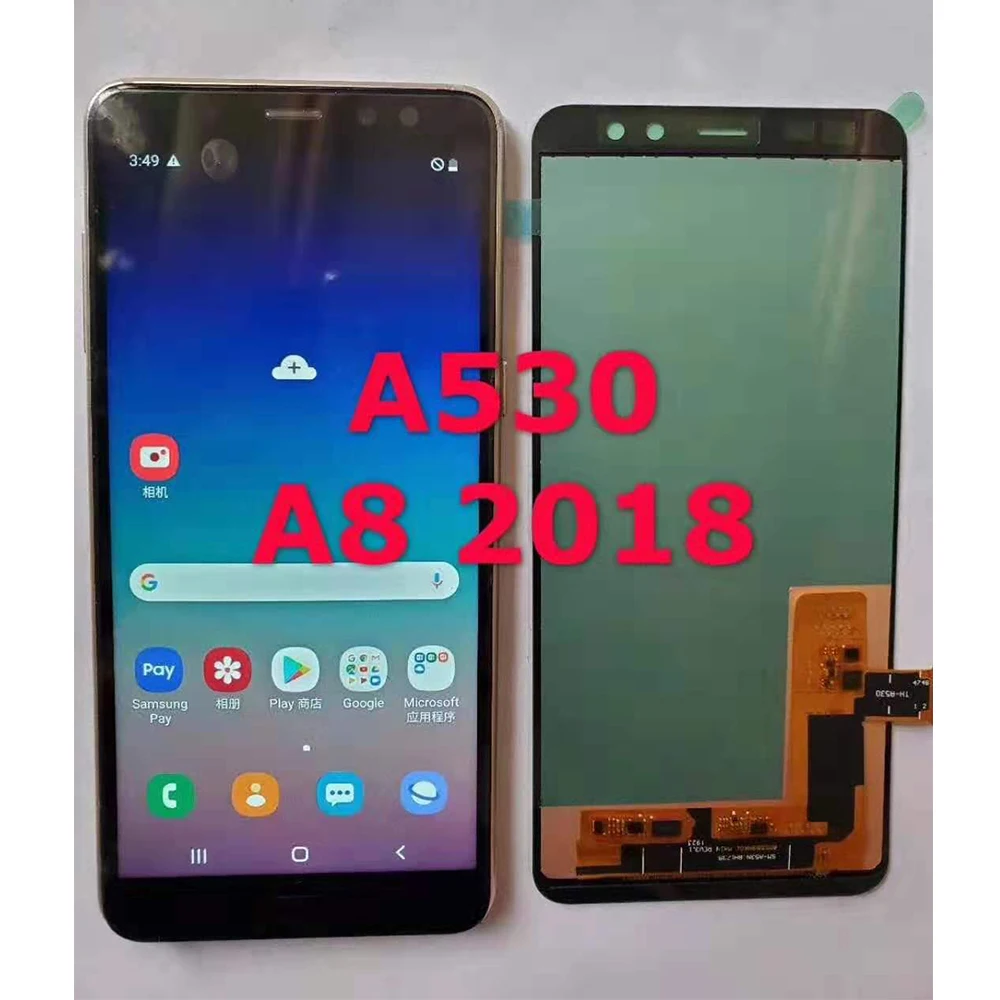 Для samsung Galaxy A8 A530 A530F A530DS ЖК-дисплей дисплея и кодирующий преобразователь сенсорного экрана в сборе A8 ЖК-дисплей A530FD Экран