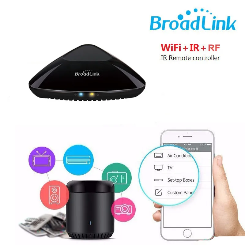Broadlink RM Pro Универсальный WiFi 4G ИК пульт дистанционного управления через приложение управление Умный дом работает с Alexa Echo Google Home Mini