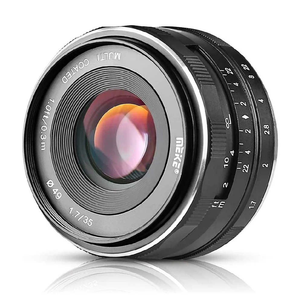 Meike MK 35 мм f1.7 ручная фокусировка объектива APS C для цифрового фотоаппарата Panasonic Lumix