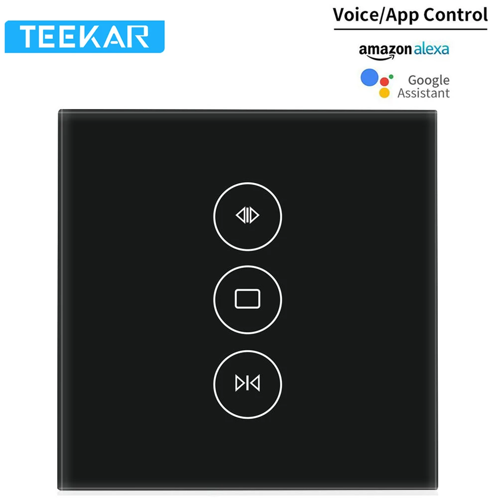 Смарт штора Teekar WiFi Smart Life Fr электрическая с моторизованным приводом работает Alexa