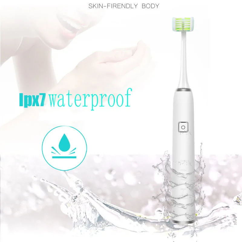 

U-Shaped Three Side Electric Toothbrush Replacement Brush Heads Deep Cleaning Included Wraps Teeth Toothbrush