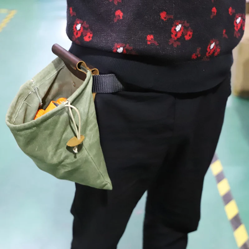 

1 шт., Кожаная и Холщовая Сумка для курения на природе