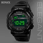 Новый Honhx роскошный Для мужчин s цифровые светодиодные Часы Дата спортивные Для мужчин напольные электронные Часы Для мужчин Часы Мужские Erkek Kol Saati