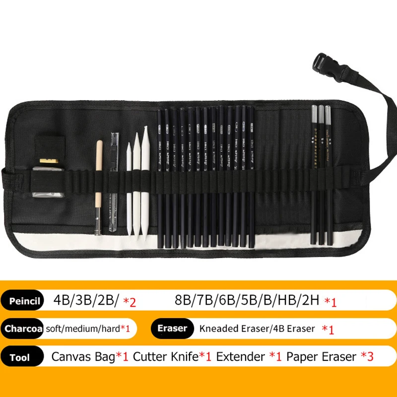 Марко эскиз набор карандашей профессиональный набросок рисунок деревянный