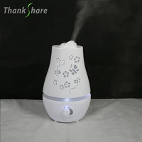 THANKSHARE Air Humidifier Aroma Diffuser 7 Color LED With Carve Essential Oil Diffuser 2.2L Mist Maker for Home Office Baby Room