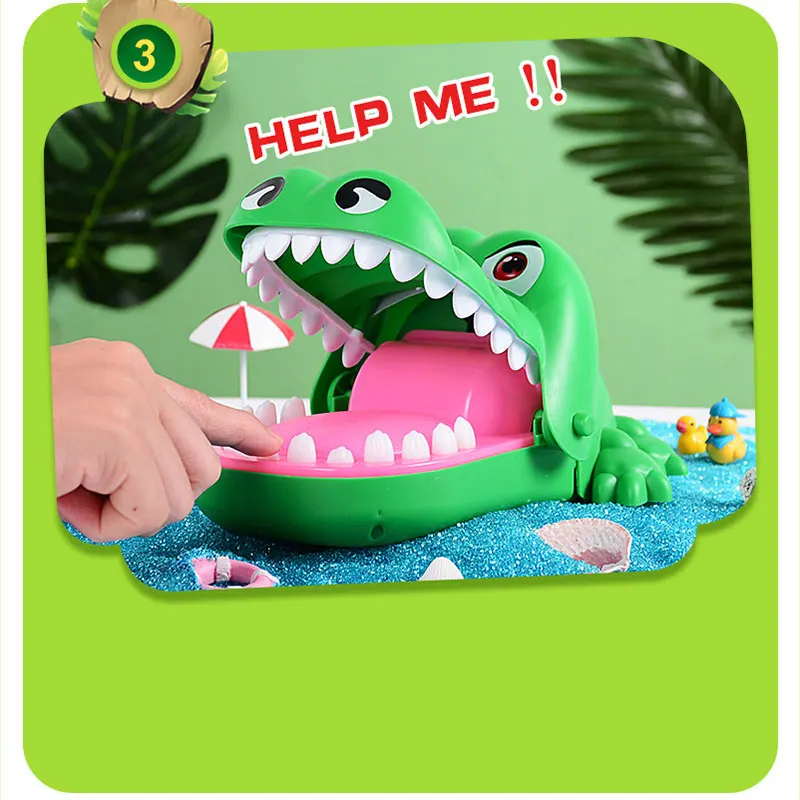 2022 игрушка для пальцев с крокодиловым укусом экстракция Акулий родителей и детей