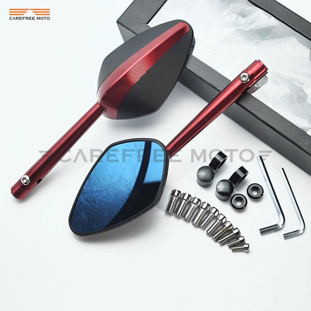 Алюминиевый Чехол для зеркала заднего вида мотоцикла YAMAHA FZ6 MT 09 HONDA CB600F KAWASAKI ER 6N