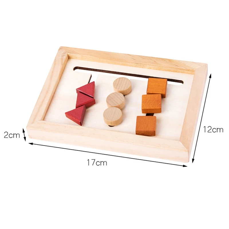 

Wooden Montessori Baby Cognitive Toys Three Colors Sorting Array Game for Early Childhood Education Preschool Training Learning