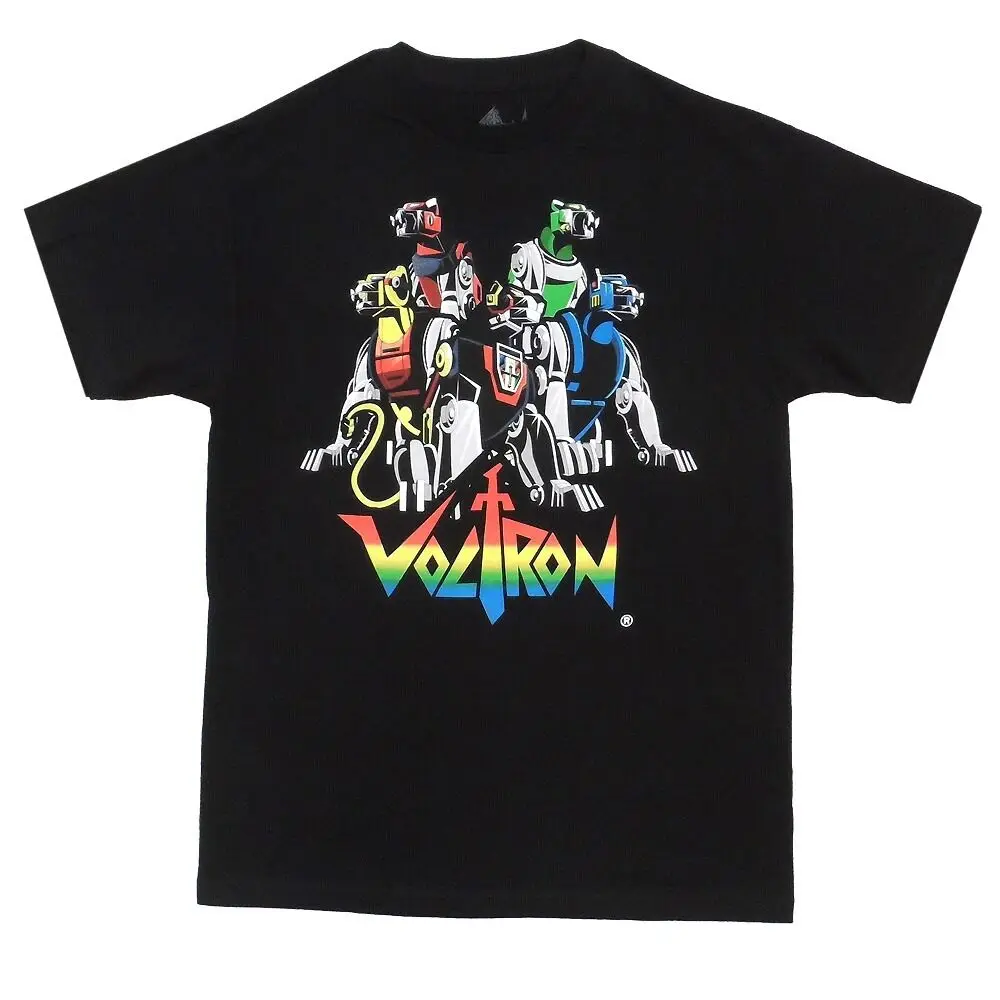 Voltron Five Cats Lion Force Defenders Лицензированная футболка для взрослых мужчин и женщин