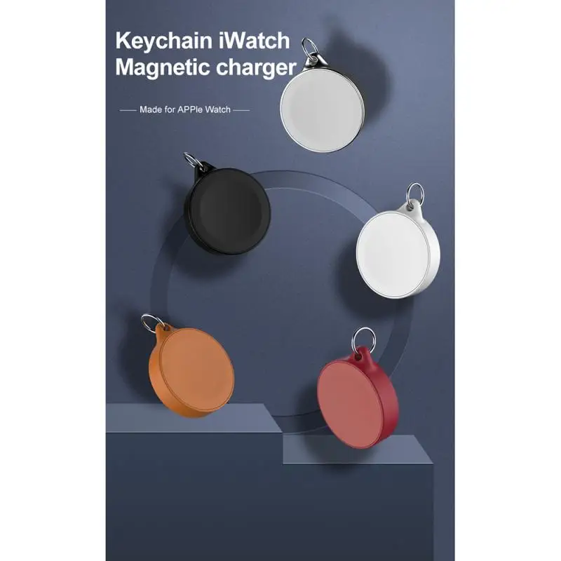 2020 Wireless Fast Charger Keychain For Apple IWatch 1/2/3/4 Generation Smart Watch Portable Magnetic Quick | Мобильные телефоны и