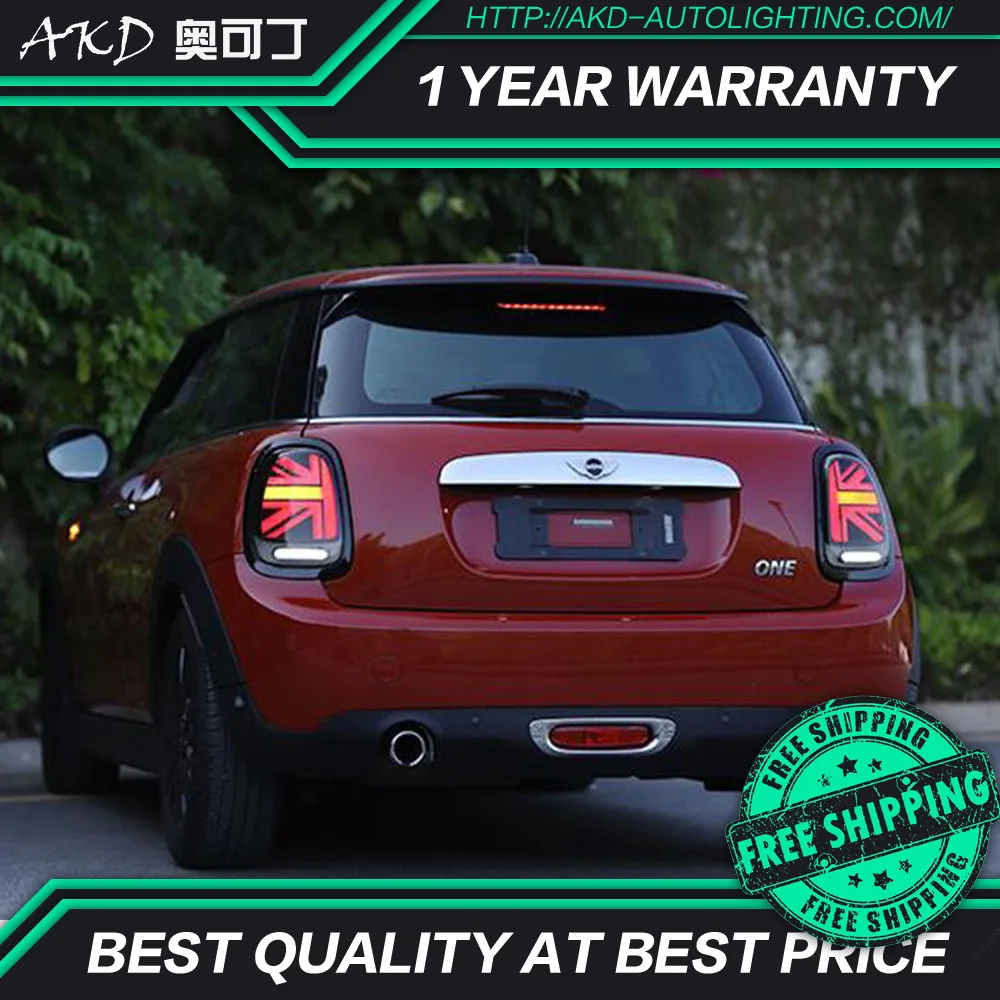 

Car Styling for MINI COOPER LED Tail Light 2014-2019 F55 F56 F57 Dynamic Signal Tail Lamp DRL Brake Reverse auto Accessories