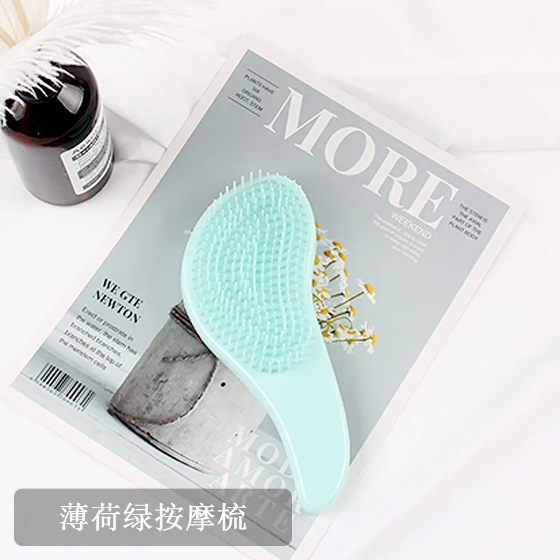 

Magic Handle Comb Anti Static Massage Hair Brush Tangle Detangle Shower Massage Hairbrush Comb Afro Comb Salon Hair Styling Tool