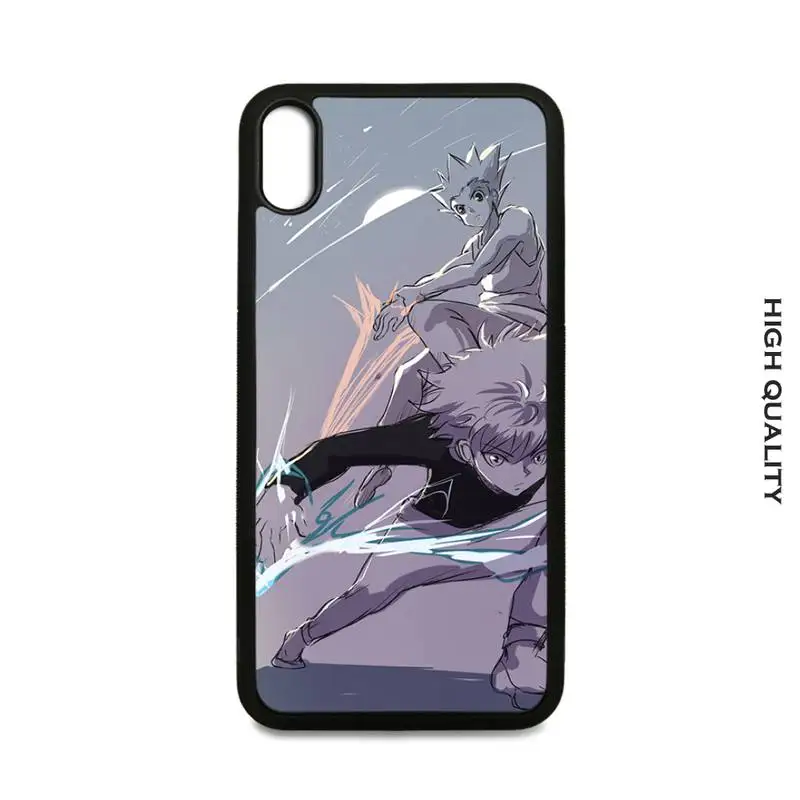 

Anime Hunter X Hunter Soft TPU Hard PC Mobile Phone Cover For IPhone 12 11 Pro Max Xs X Xr 7 8 6 6s Plus Se 2020 Case