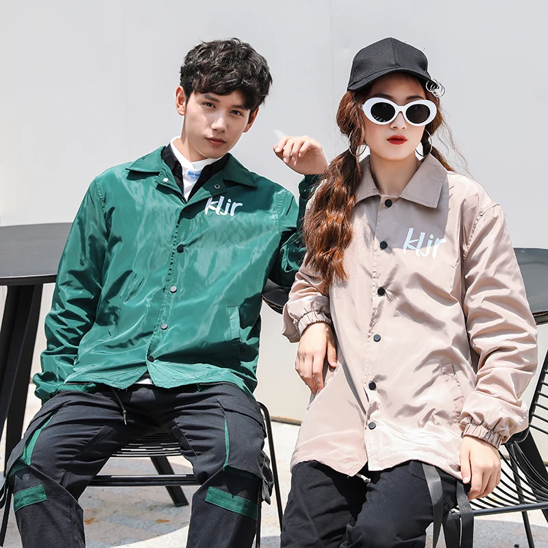 Цель Tour тренеров Мужская куртка в стиле хип хоп однотонные Цвет тонкое пальто