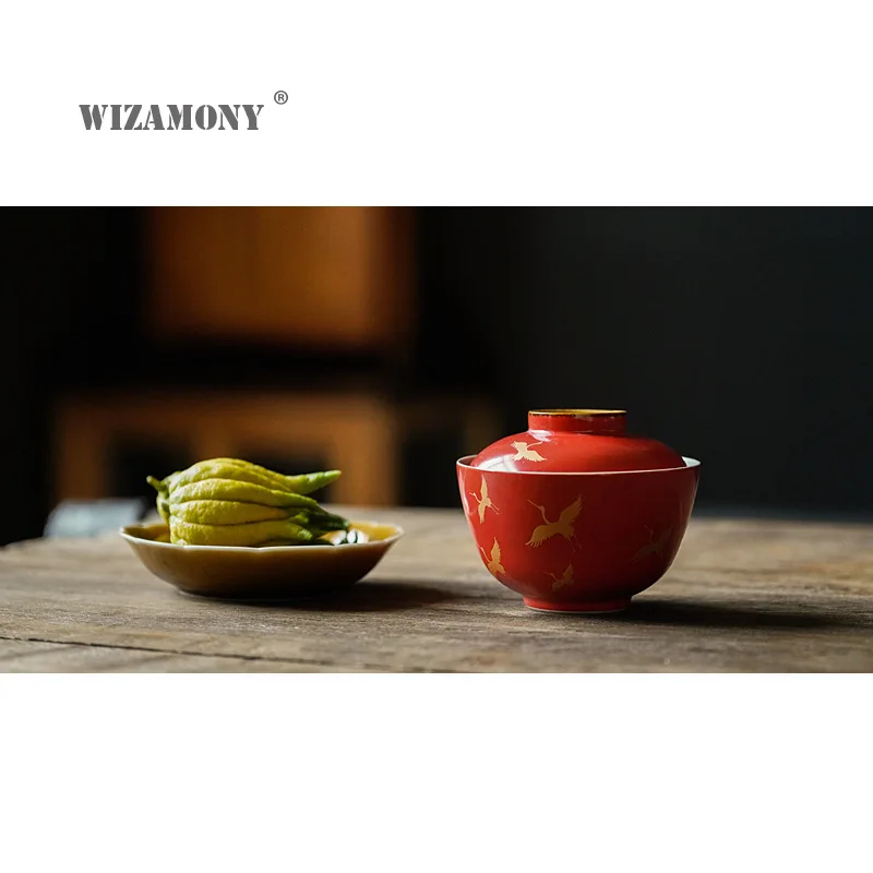 

Грубая Керамика ручной работы, кораллово-красный, бронзовый кран, без опорной чаши, чайный набор кунг-фу, чайная чашка керамическая чашка дл...