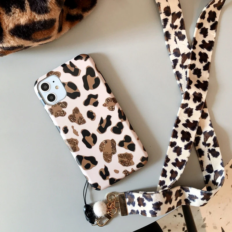ORYKSZ для iphone 11 Pro Max X XS XR XS MAX чехол Роскошный Леопардовый принт силиконовый мягкий чехол s для iphone X 6S 6 7 8 Plus задняя крышка