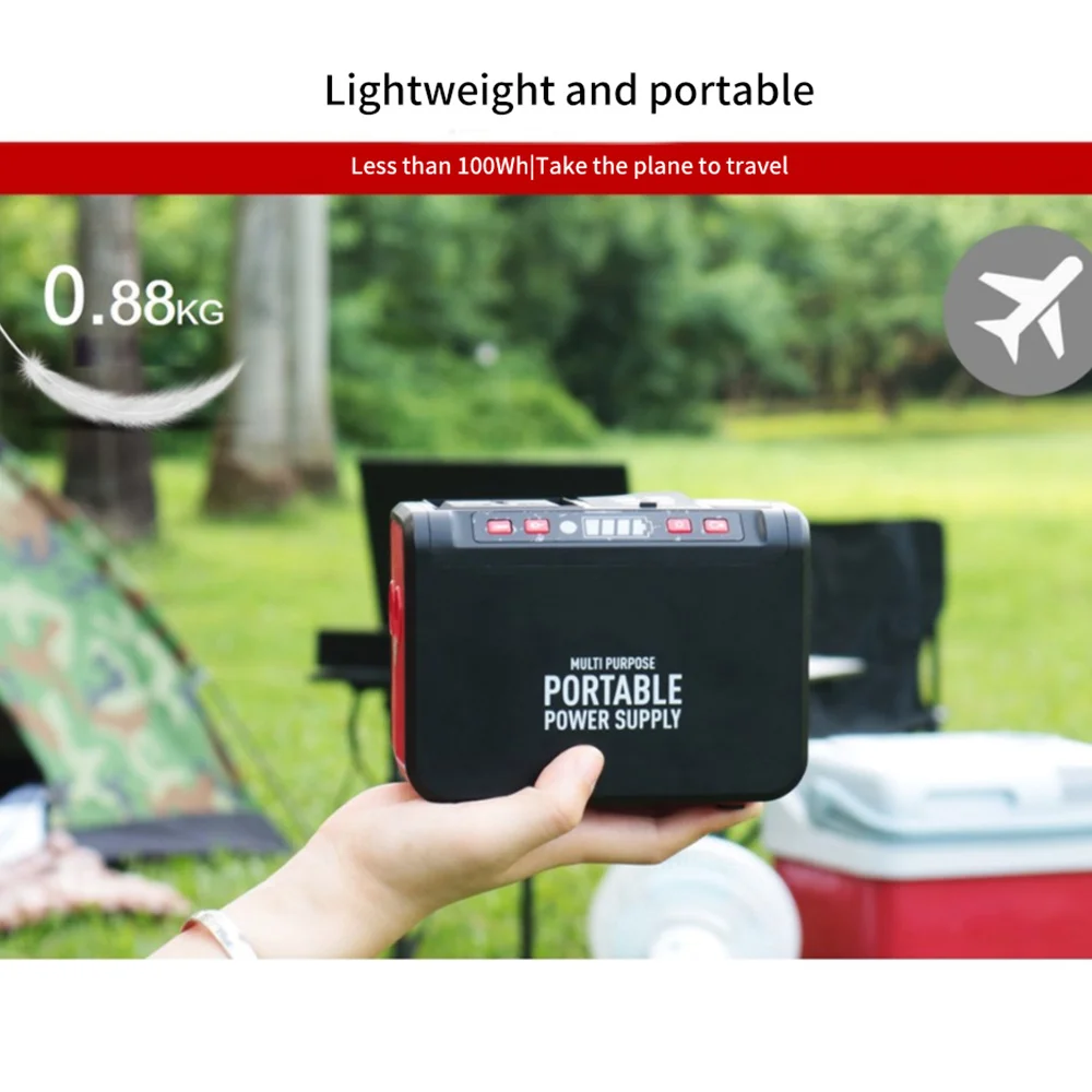outdoor power supply 220 V portable camping battery stall car battery self driving tour outdoor cooking household