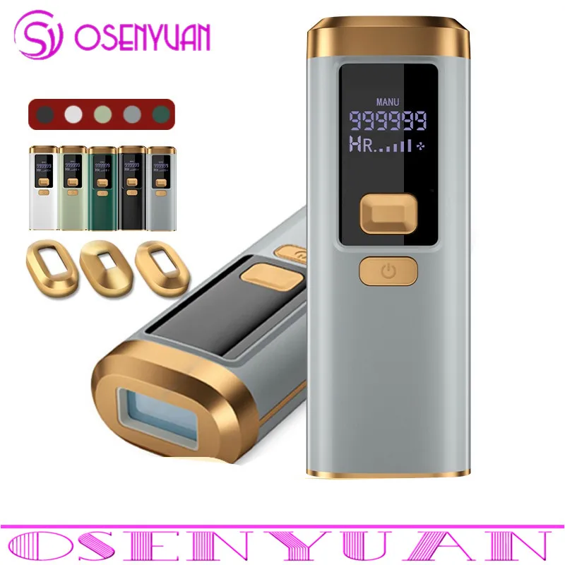 

Permanent IPL Pulsed Light Epilator Professional Photoepilator 999999 Flashes Painless Facial Body Laser Hair Removal Machine