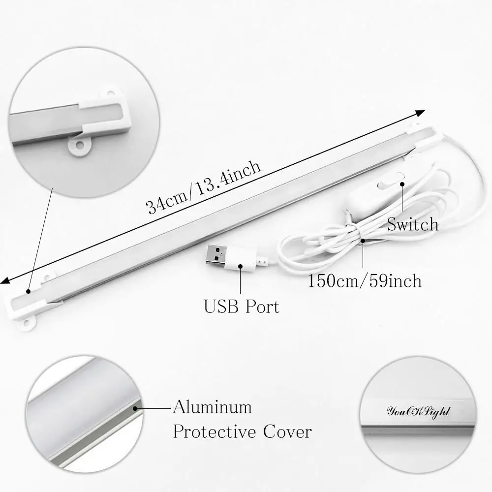 30CM 3W Eye Care LED Table Lamp Bar Light for Reading Learning | Лампы и освещение
