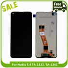 100% протестированный ЖК-дисплей для Nokia 5,4, ЖК-дисплей с сенсорным экраном и дигитайзером в сборе для Nokia TA-1333, TA-1340, TA-1337, ЖК-экран