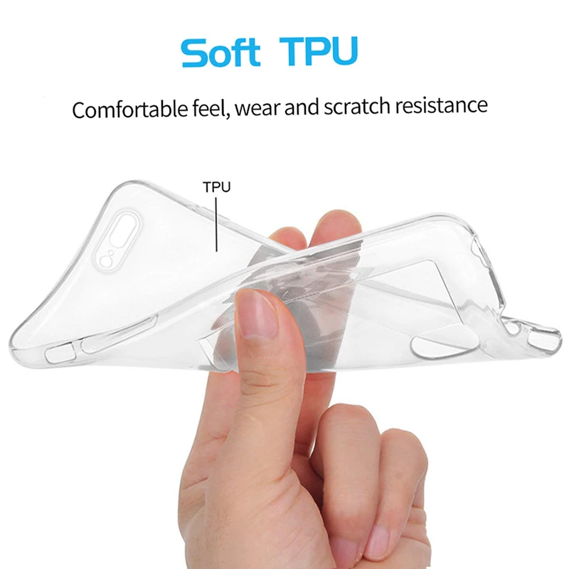 Модный противоударный бампер прозрачный силиконовый чехол для карт iPhone 11 X XS Max XR 8