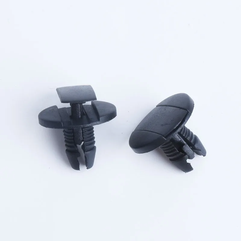 

20Pcs For Peugeot Citroen Black Interior Clip Auto Fastener Car Push Type Rivet Retainer Bumper Fender Fixed Clamp