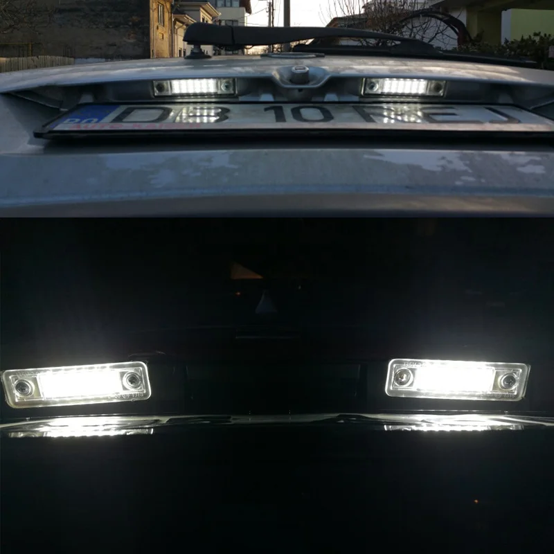 2 шт. Автомобильные светодиодные лампы для номерного знака 12 В|Сигнальная лампа| |