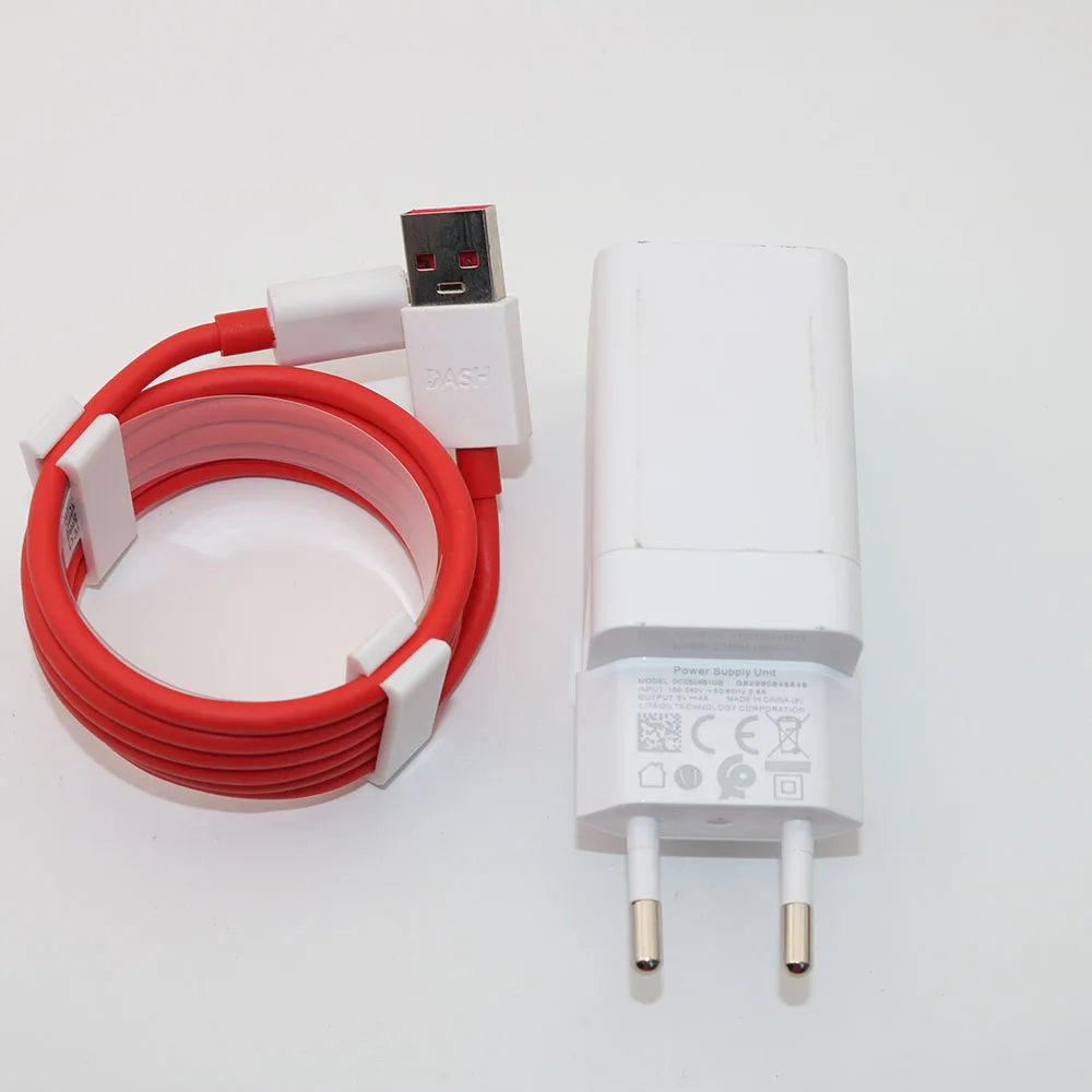 Оригинальное зарядное устройство OnePlus Dash EU для смартфонов 3/3T/5/5T/6 5 В/4A USB настенный