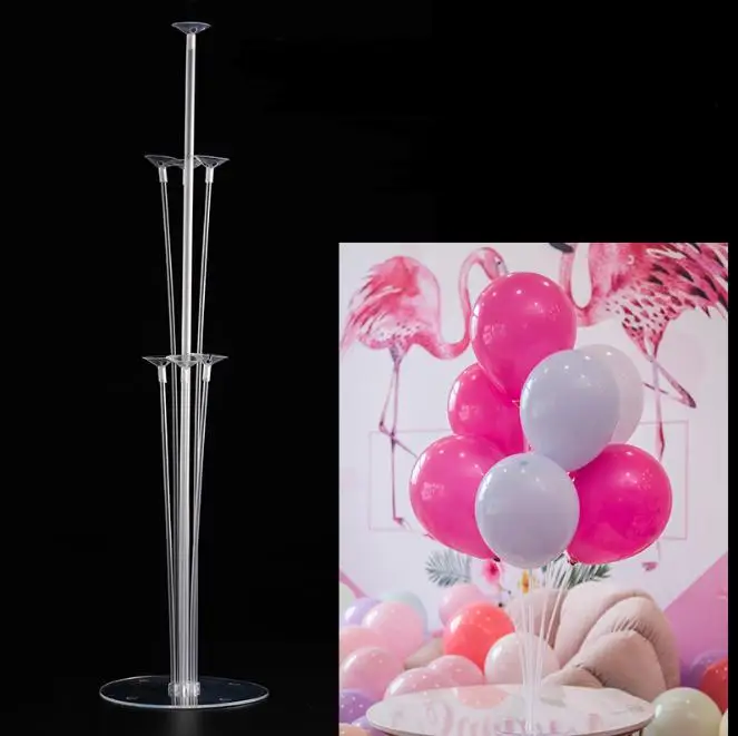 

70CM Balloon Holder Column Base Stand Clear Plastic Balloon Stick Stand for Birthday Party Wedding Balloons DecorationSN1993