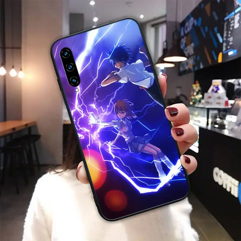 

Anime A Certain Magical Index Black Silicone Cover Case For Huawei Honor 7A 8s 8x 9X 9 10 20s 20 Lite V 30 PRO PLAY Funda