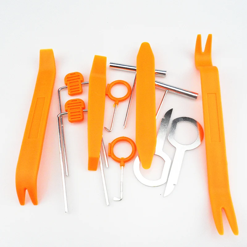 12 шт./компл. автомобильное радио дверной зажим Панель Даш Аудио Удаление открытый