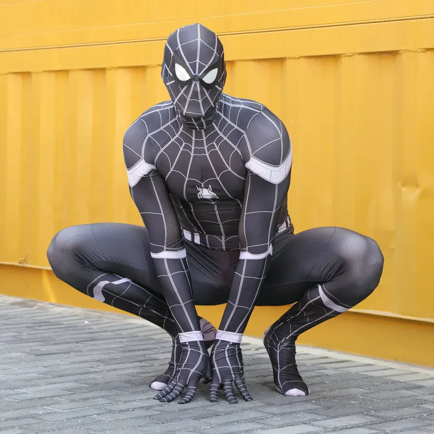 

Spider Costume Superior Miles Morales Cosplay Movie Halloween Costumes for Adult Children Anime Cosplay Boys Lycra Zentai Suit