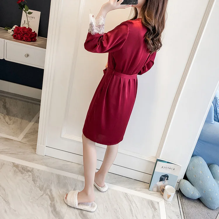 Темно красный женский блестящий костюм из 3 предметов с топом на бретельках и