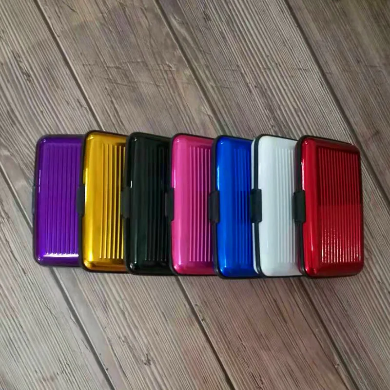 Футляр для карт держатель унисекс тонкий водонепроницаемый антимагнитный