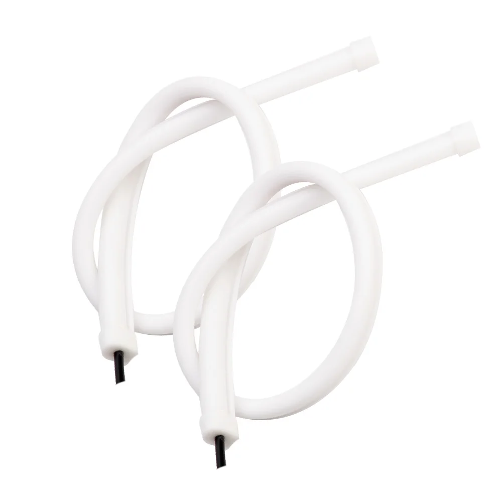 2 шт. 30 см 45 60 гибкая трубка для автомобиля DRL светодиодные Автомобильные дневные