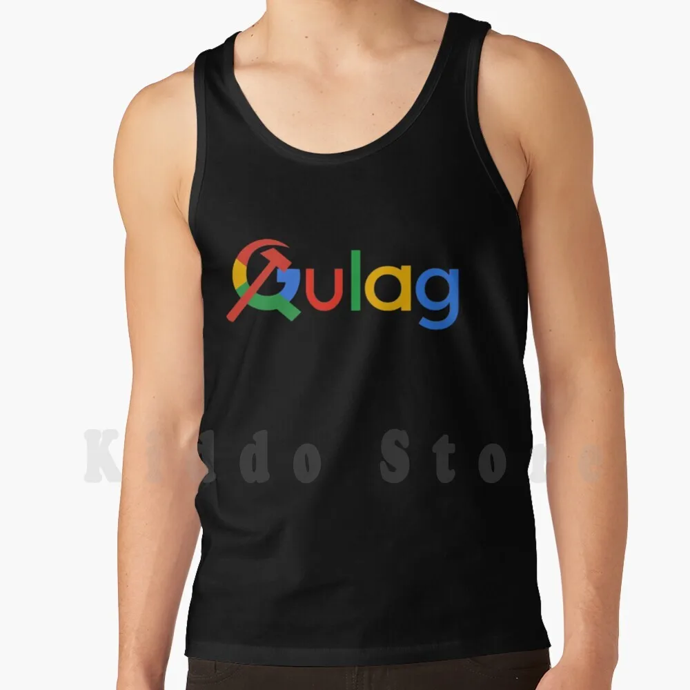 Gulag-Goolag Майки Жилет без рукавов Gulag Goolag Google Alex Jones Infowars Paul Joseph Watson Socialism Sucks