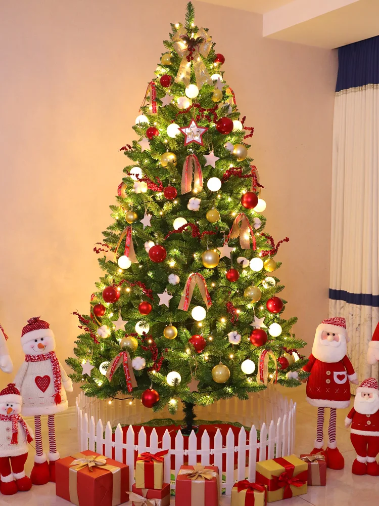 

Home Decor Artificial Big Christmas Tree Room Indoor Floor Ornaments Christmas Tree New Year's Decorations Gifts Christmas Trees