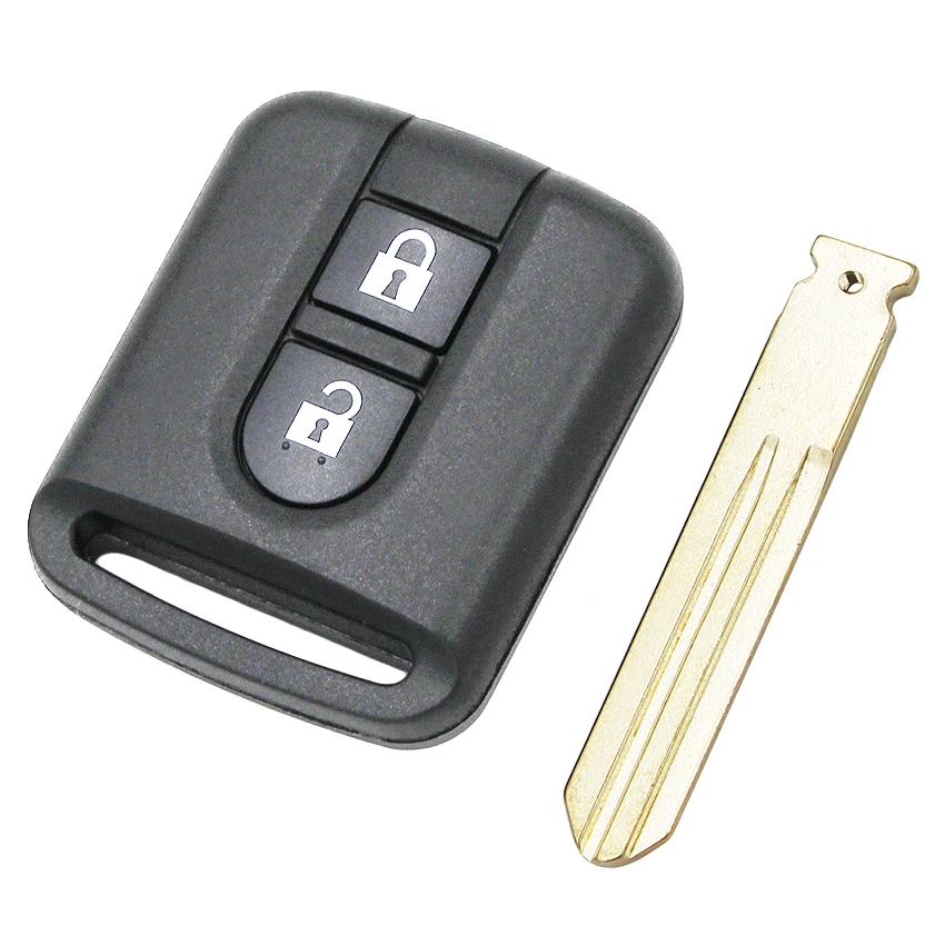 10PCS*New Remote Replacement Car Keys Shells FOB Case Keyless Entry 2 Button for Qashqai Nissan Micra Navara Almera Note Uncut | Автомобили