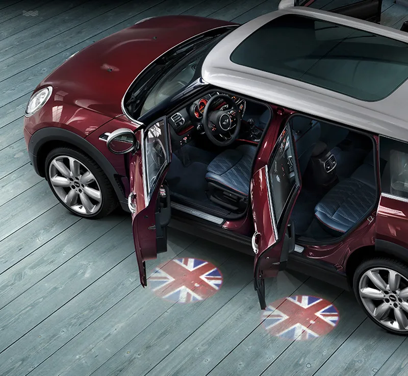 

1 шт. двери автомобиля светодиодные лампы Лазерная Добро пожаловать светильник для COOPER S JCW F54 F55 F56 F60 R56 R60 CLUBMAN автомобиль Средства для укладки...