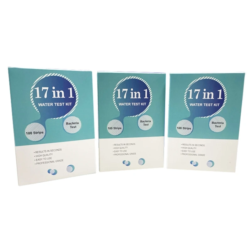 

100 Pcs Water Test Strips 16-in-1 Aquarium Water Quality Test Strips for Check