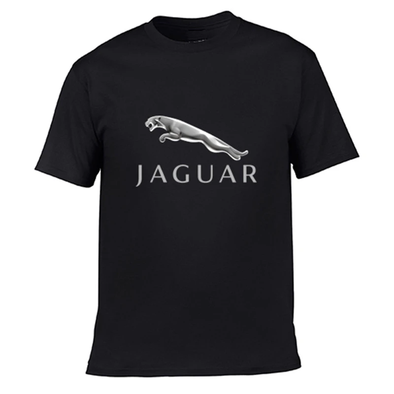

Jaguar Summer Men'S 3d Printing T-Shirt Car Logo Street Casual Men'S Short-Sleeved Shirt Solid Color O-Neck T-Shirt Oversize Top