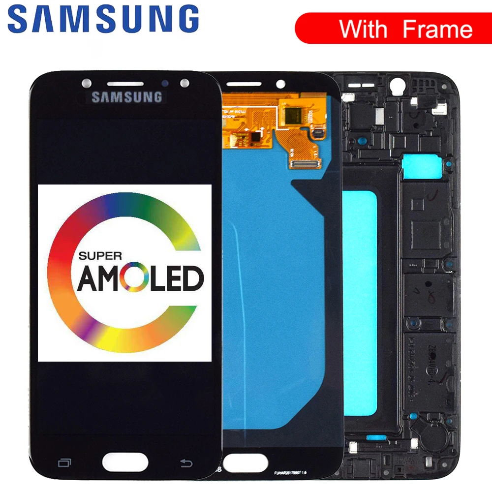 5,5 ''AMOLED дисплей для SAMSUNG Galaxy J7 Pro J730 lcd для SAMSUNG J7 дисплей сенсорный экран дигитайзер J730F