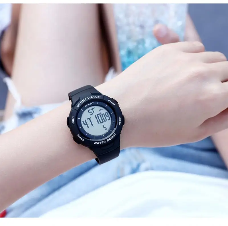 Белые кварцевые часы подходящие для мальчиков и девочек студенческие подарок на