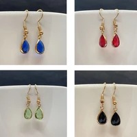 charm water drop jewelry crystal classic earrings chinese fashion new products diy design earrings earrings gift wholesale