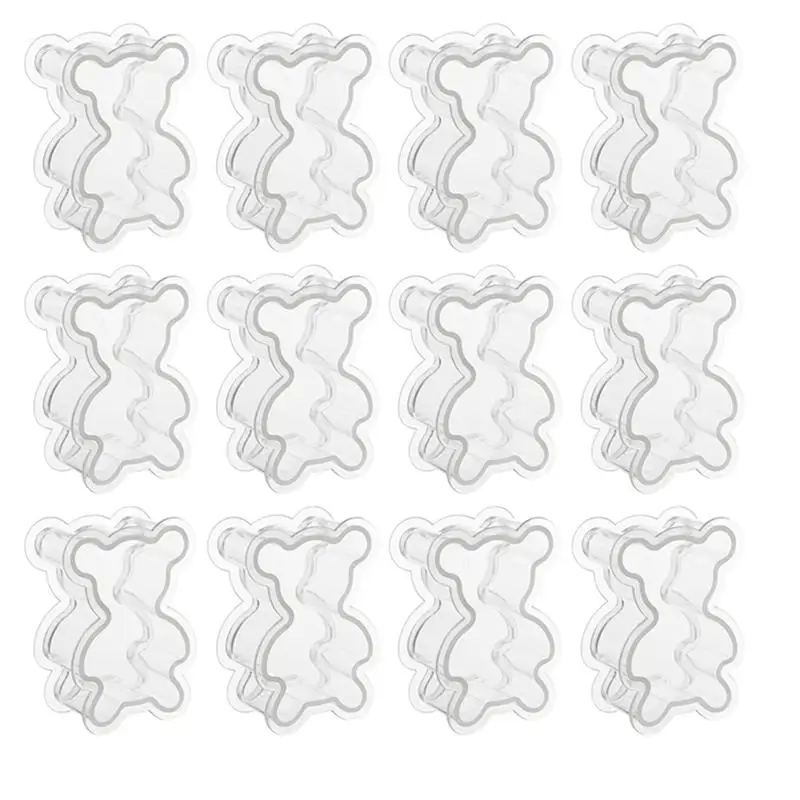 

12pcs Candy Boxes Bear Shaped Lovely Candy Storage Case for Wedding Party
