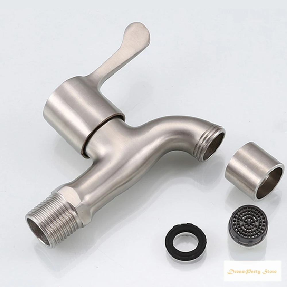 Смеситель для стиральной машины из нержавеющей стали G1/2 длинная насадка