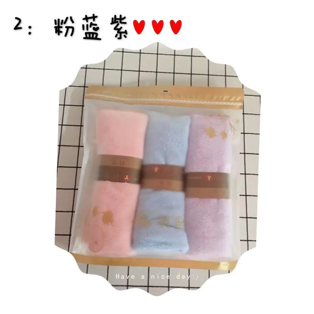 3 шт./лот супер мягкое полотенце из микрофибры комплект предметов в сумке для рук