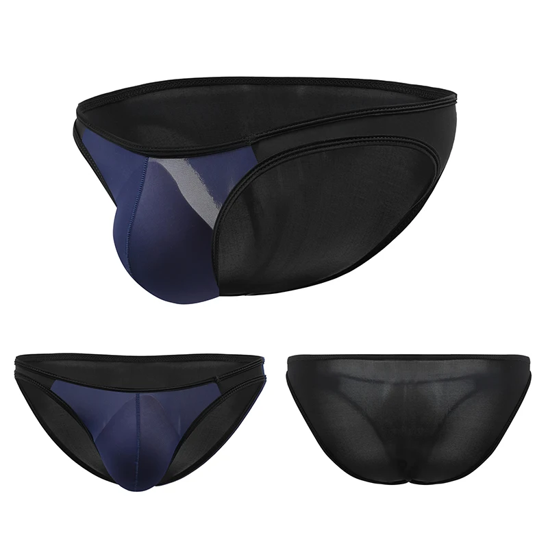 Модное нижнее белье мужские сексуальные трусы стринги с низкой талией U выпуклые
