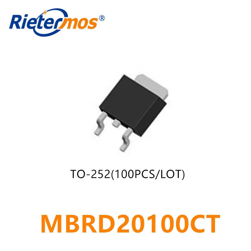 

100PCS MBRD20100CT MBRD20100 20A100V TO252 HIGH QUALITY